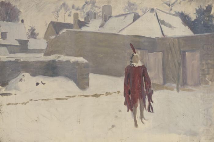Mannikin in the Snow, John Singer Sargent